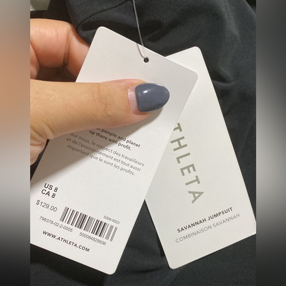 Athleta Savannah Jumpsuit // Black - Picture 14 of 16